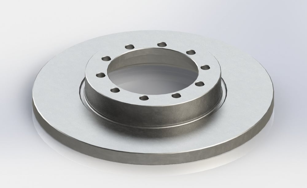 Fren Disk Arka Düz (284Mm) Çift Teker Transit V347 06>12 140Ps Recover 5529