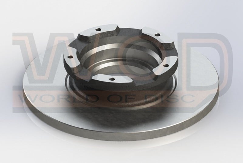Fren Disk Arka Düz (308Mm) Abs Li Tek Teker Transit V362 V363 13> Wod 13570