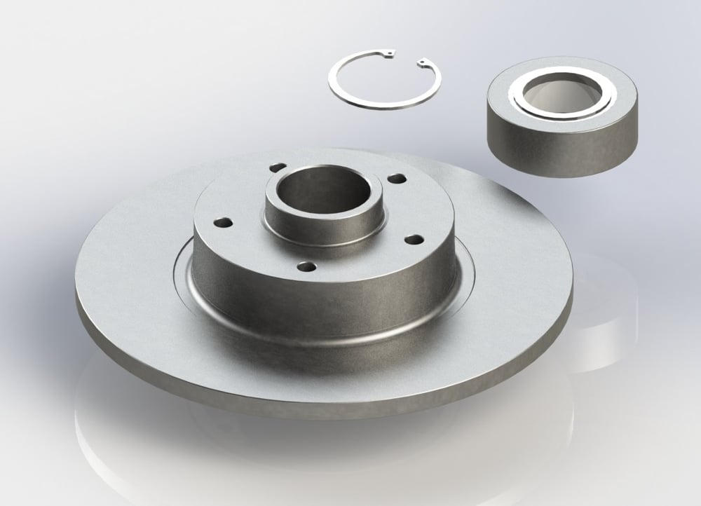 Fren Disk Arka Rulmanlı Düz (280Mm) Trafıc 14> Vıvaro 14> Recover 5599B