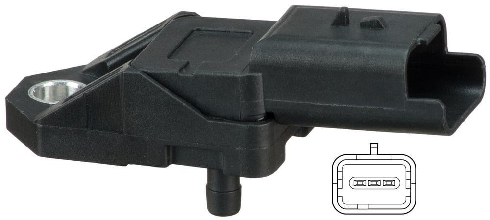 Map Sensörü B.Max Courıer 1.5 Tdci 12> C3 C5 C6 C8 207 208 2008 407 4007 607 1.4 Hdi Euro5 Delphı PS10180