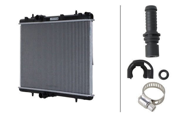 Radyatör Brezing Partner Tepee 307 407 C4 1.6Hdi Berlingo(B9) Hella 8MK 366 300-131