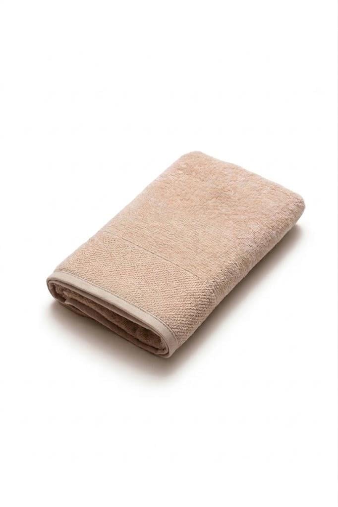 Be-0827-Bg  %100 Pamuk Bej 30X50 Cm Misafir Havlusu
