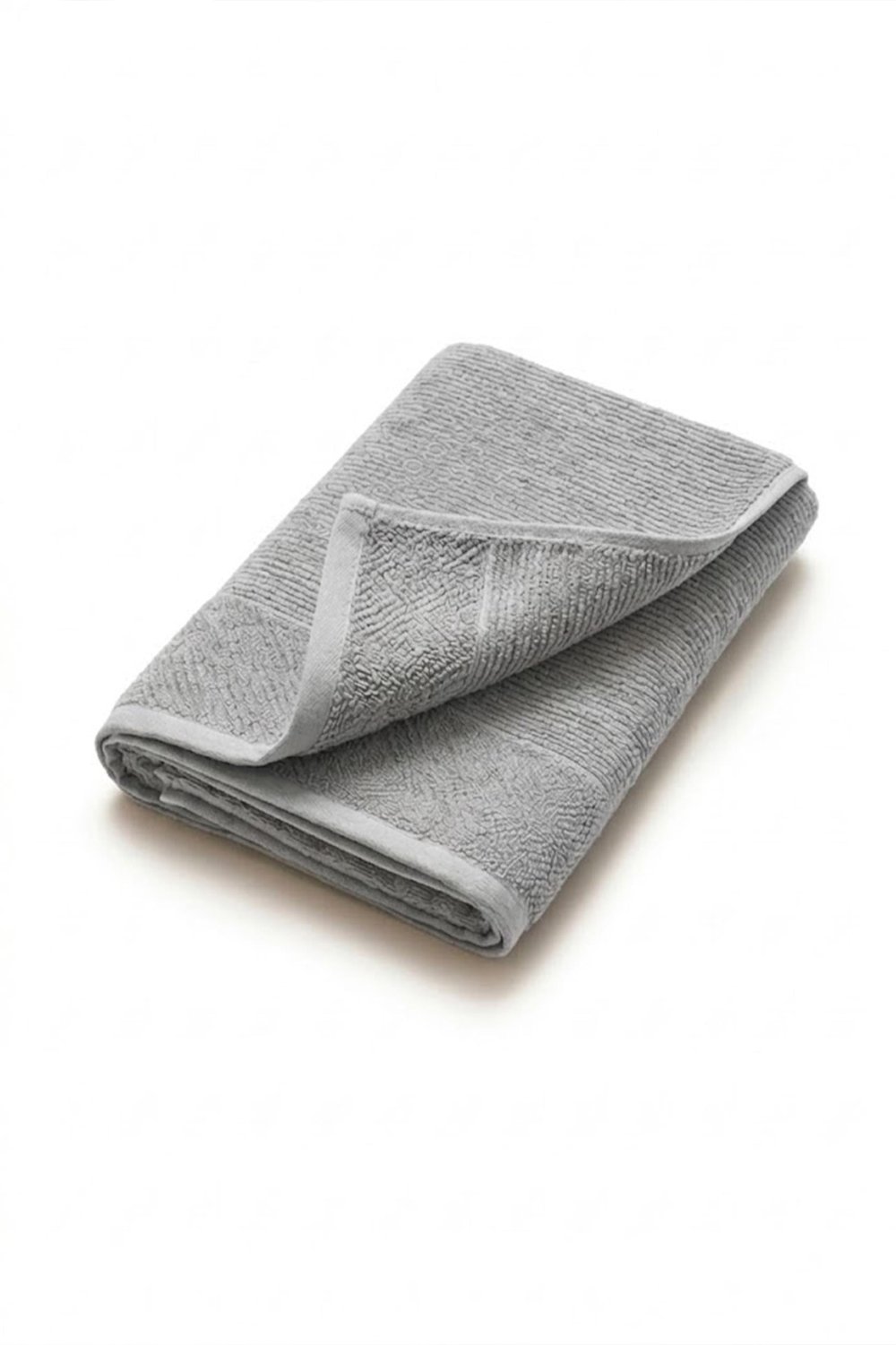 Be-0827-Gy  %100 Pamuk Gri 30X50 Cm Misafir Havlusu