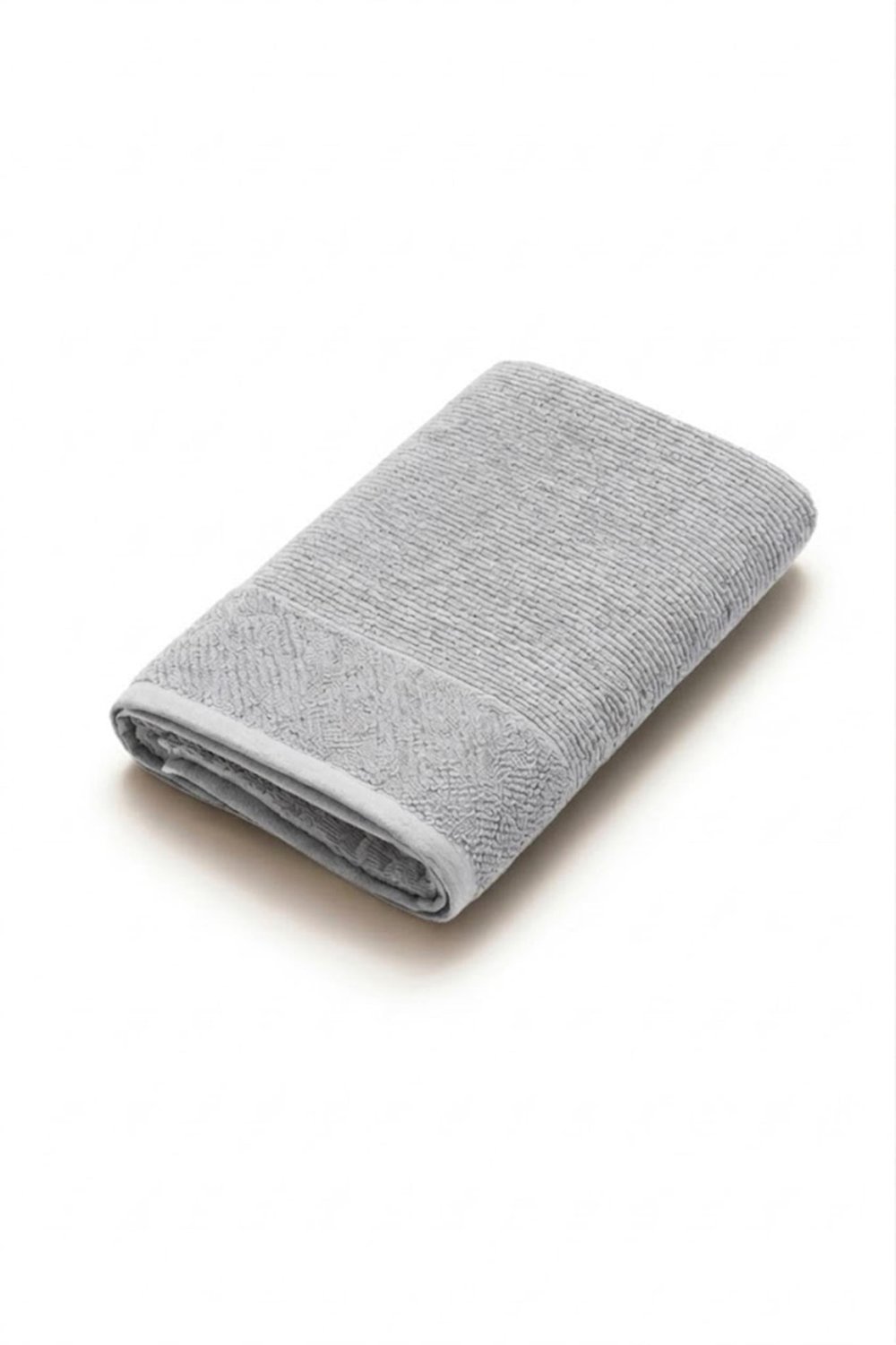 Be-0827-Gy  %100 Pamuk Gri 30X50 Cm Misafir Havlusu