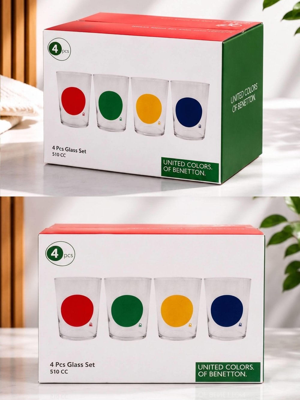Be-Kct0026  Cam Çok Renkli Meşrubat Bardağı