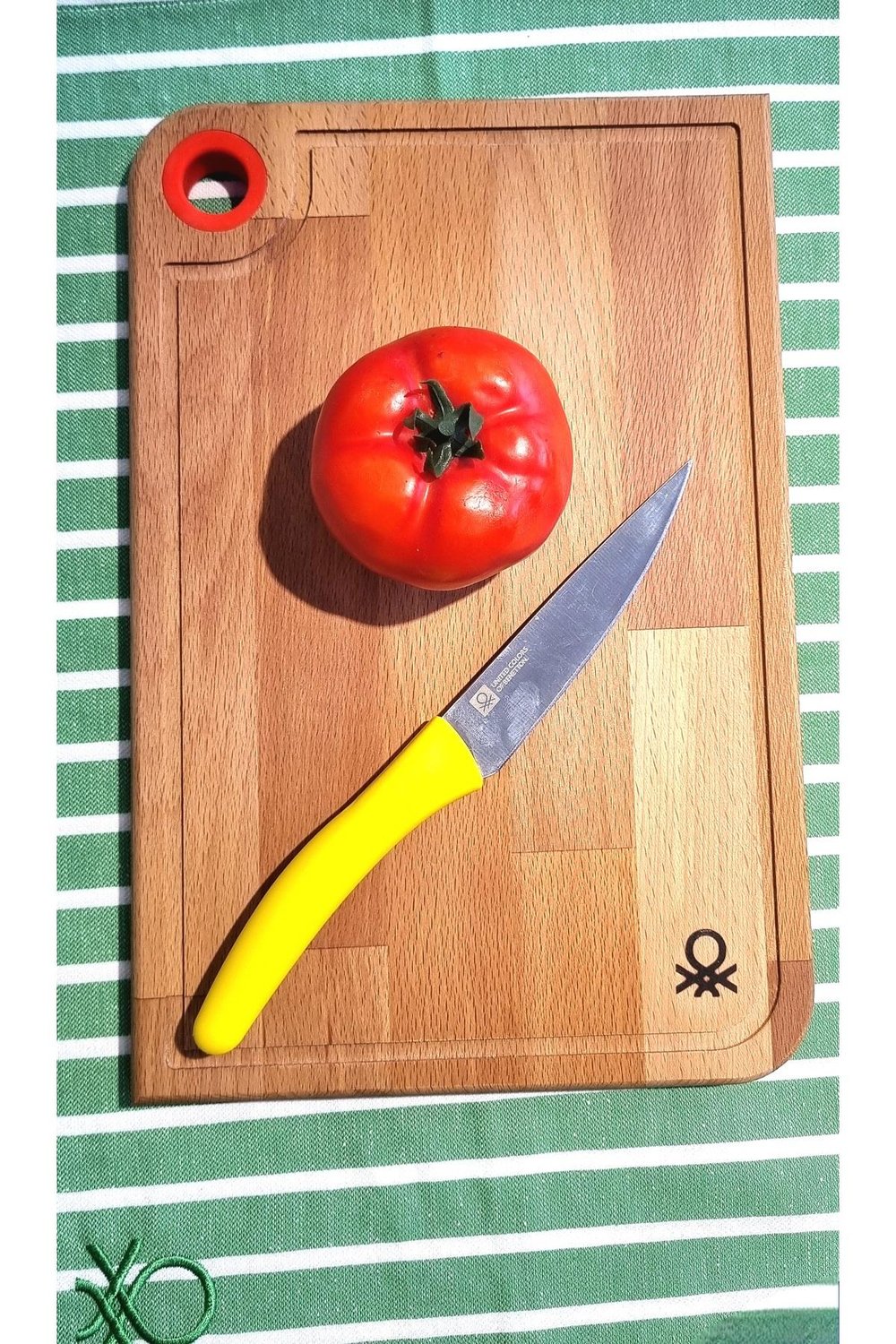 BE-KCT0055-K AHŞAP KESME TAHTASI-22*33 CM KIRMIZI
