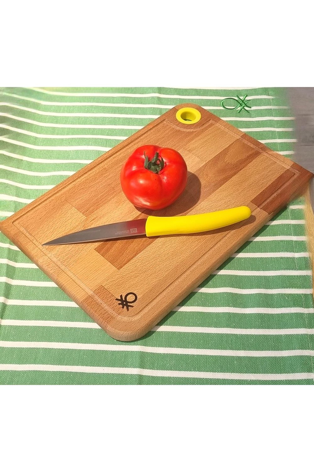 BE-KCT0055-S AHŞAP KESME TAHTASI-22*33 CM SARI