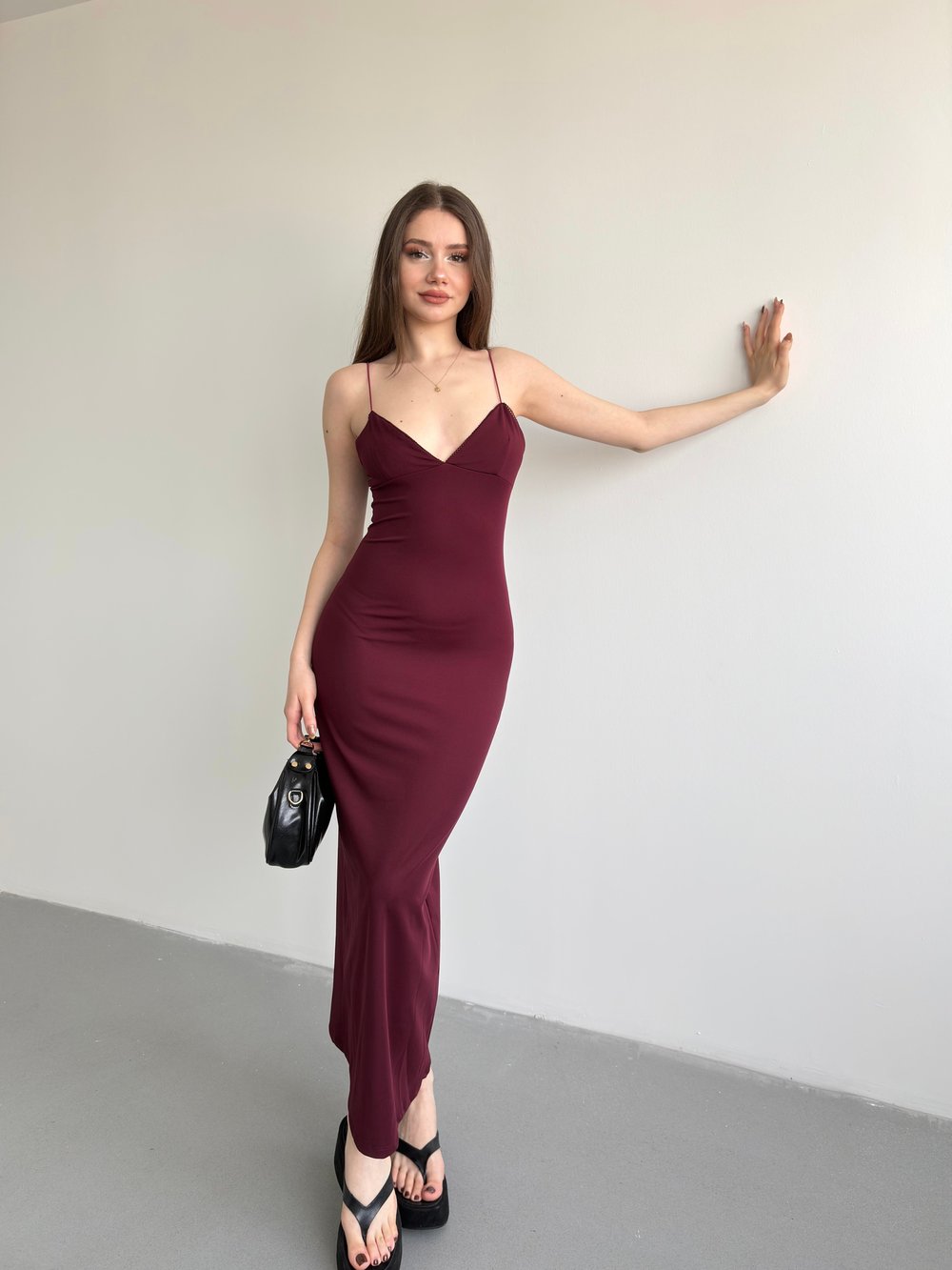 Askılı Pole Premium Elbise