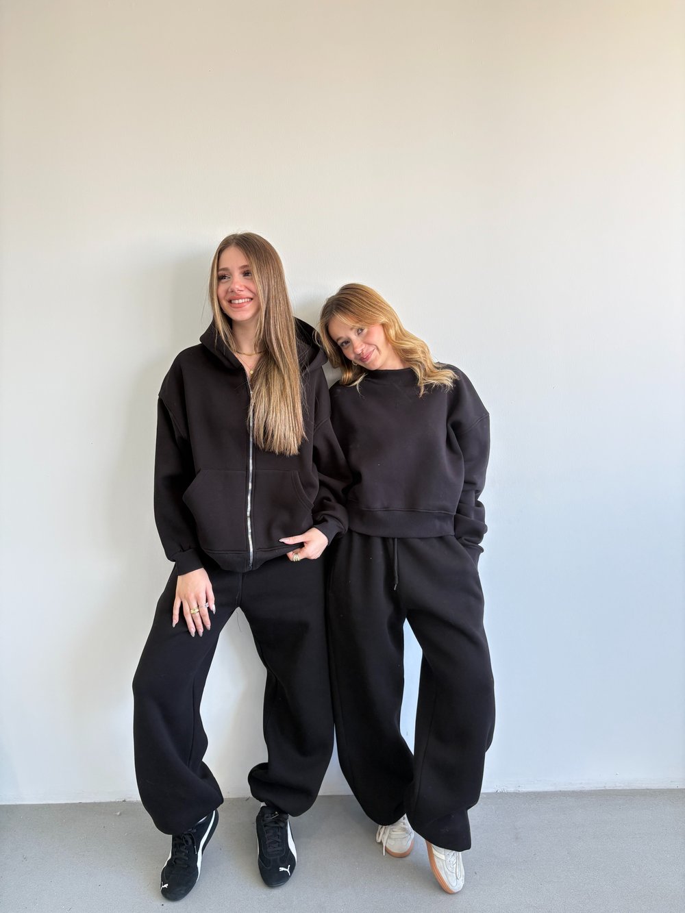 Basic Oversize Fermuarlı Hırka