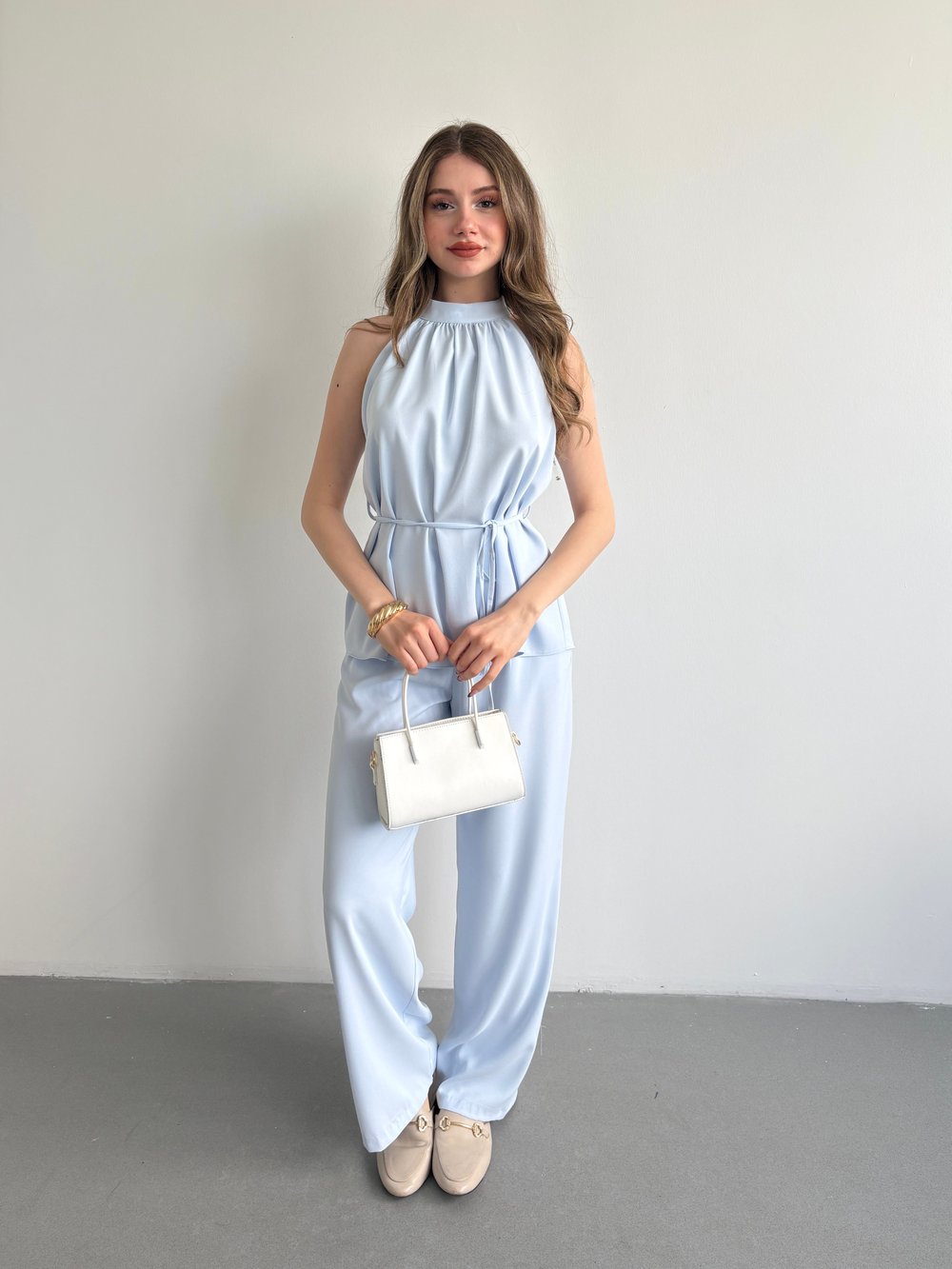 Bel Bağlamalı Halter Takım 