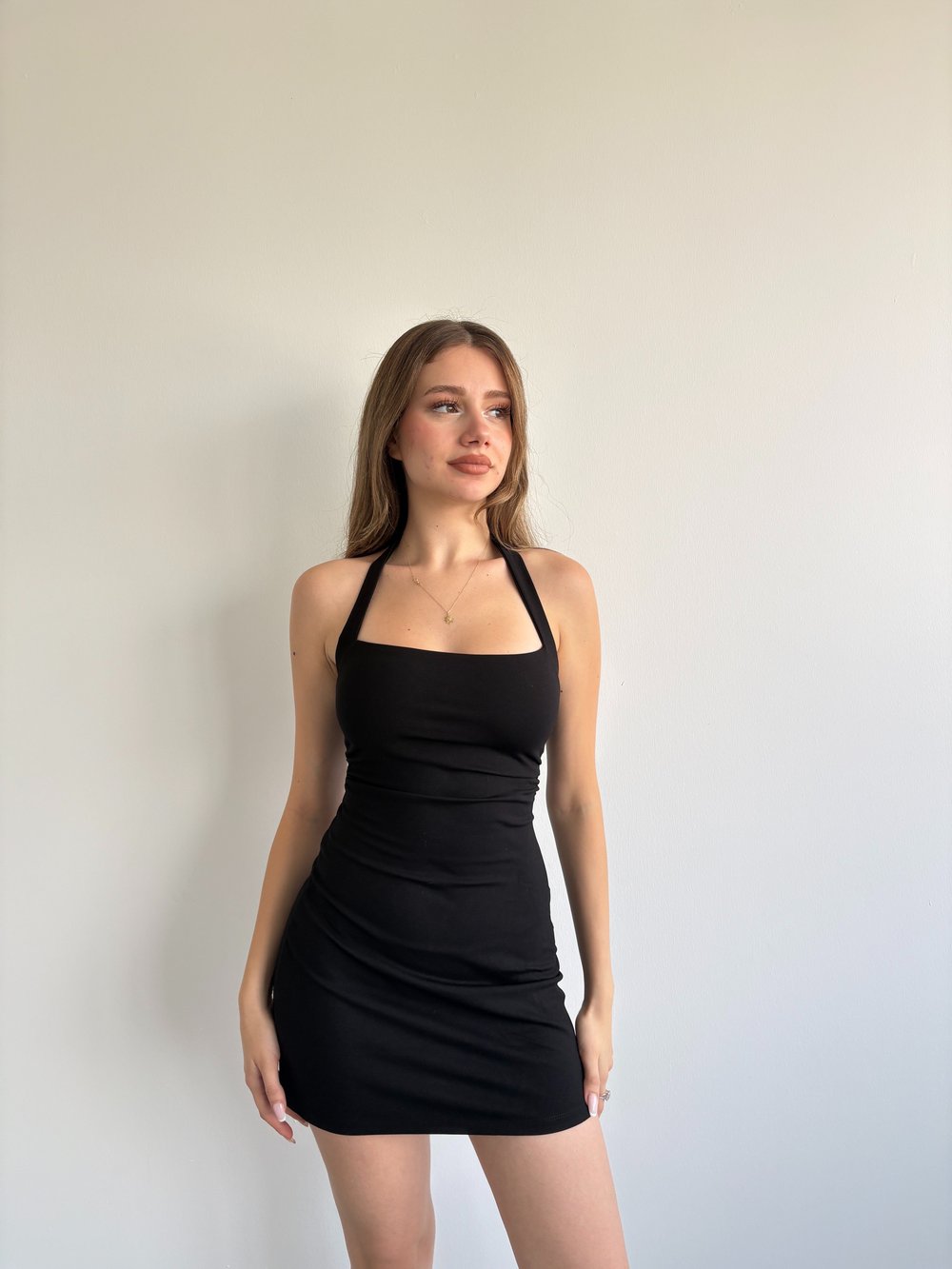 Halter Mini Elbise
