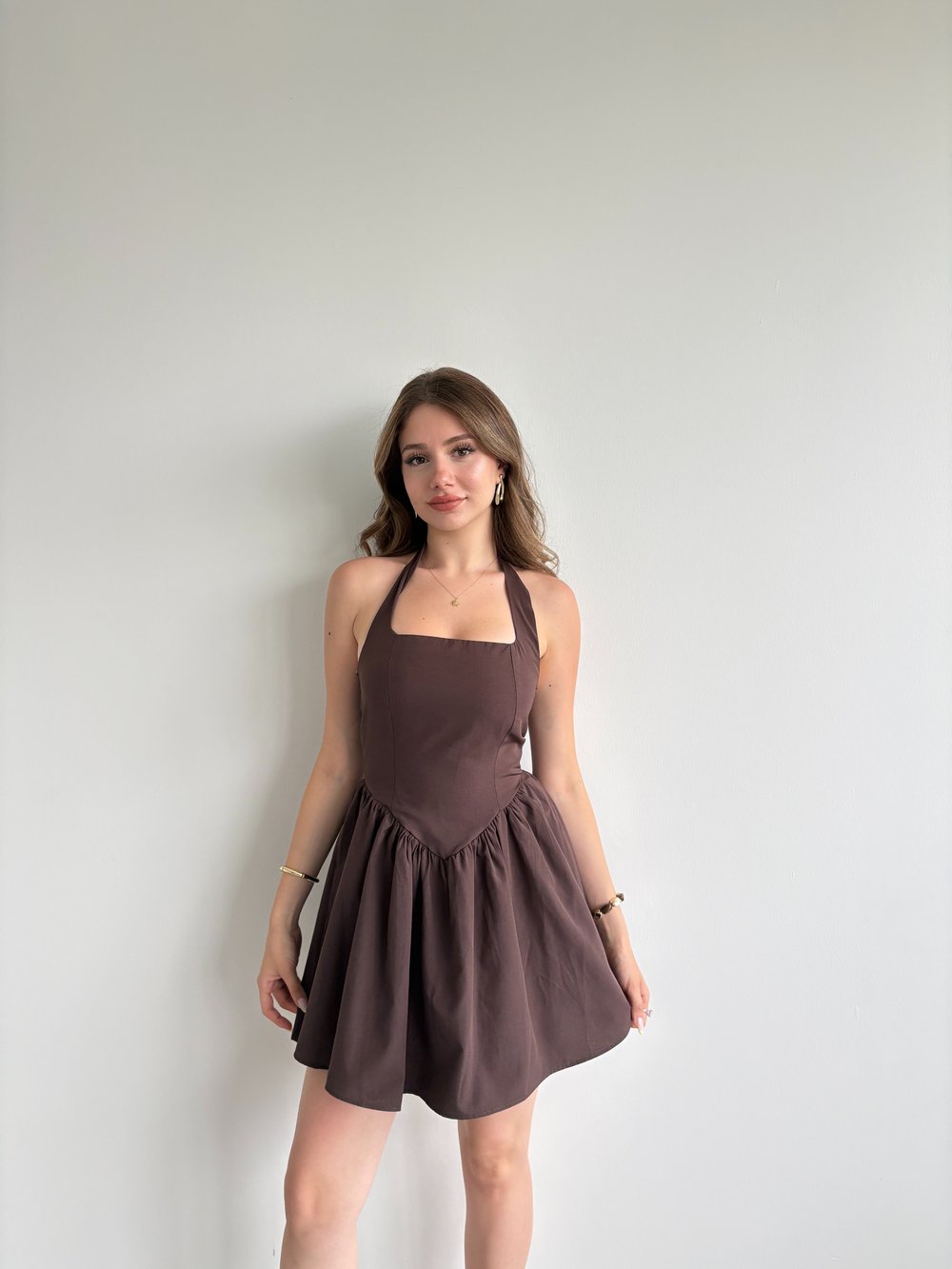 Mini Halter Elbise