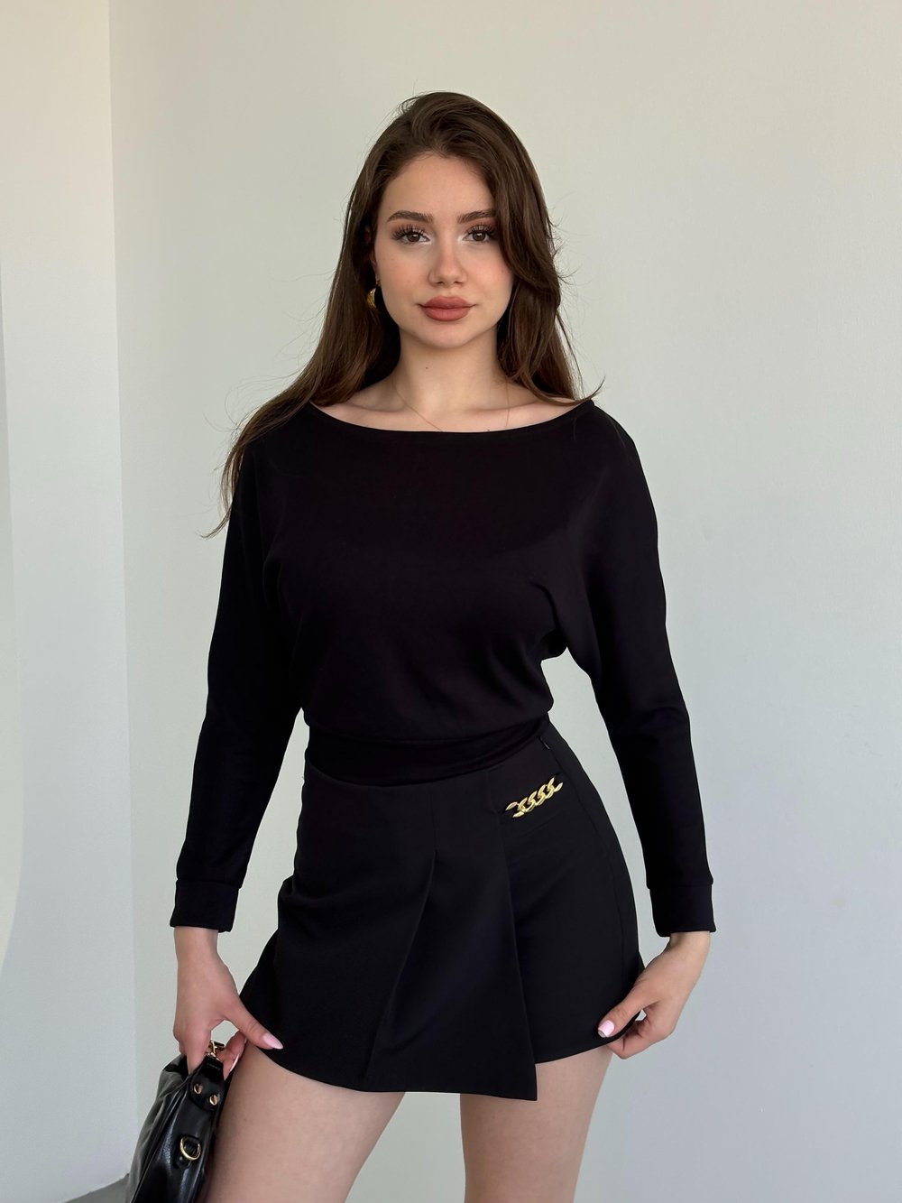 Modal Bel Büzgü Bluz
