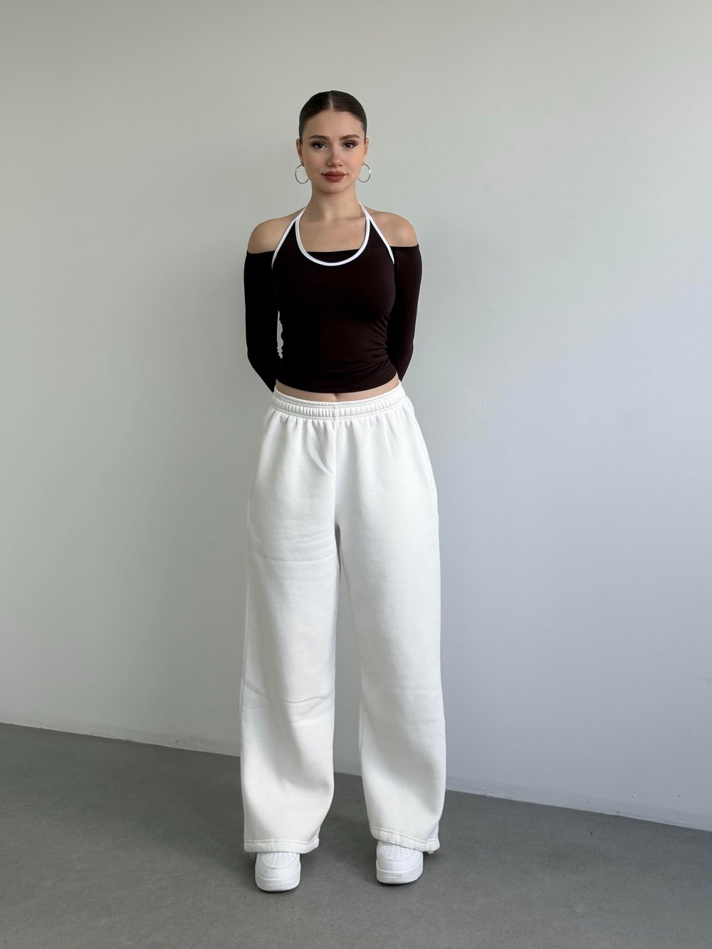 Oversize Baloon Şardonlu Eşofman