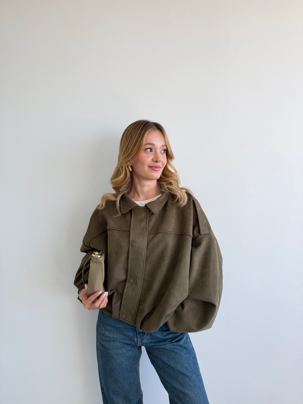 Süet Bomber Ceket
