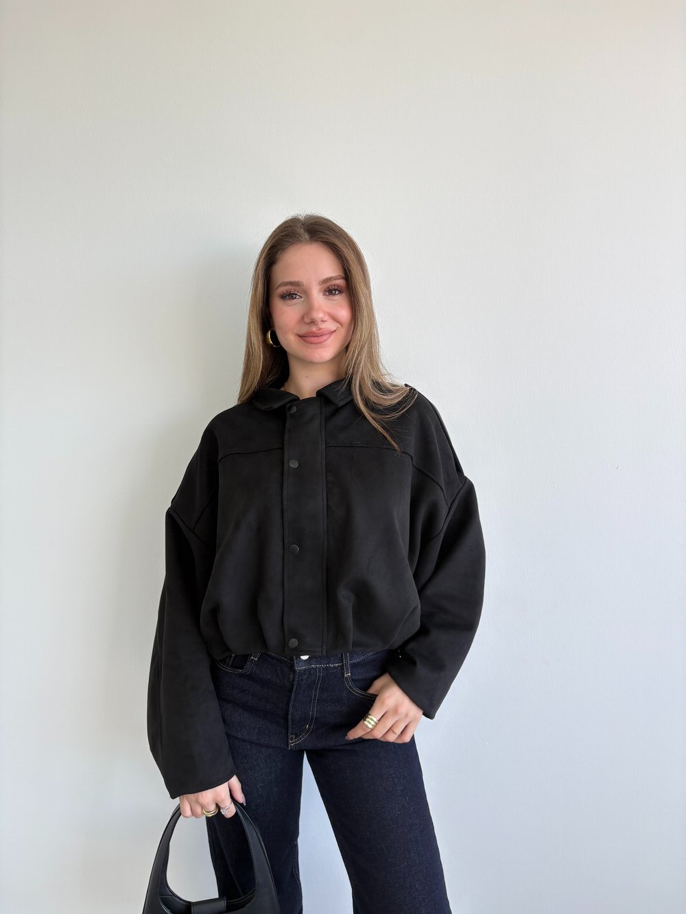 Süet Bomber Ceket