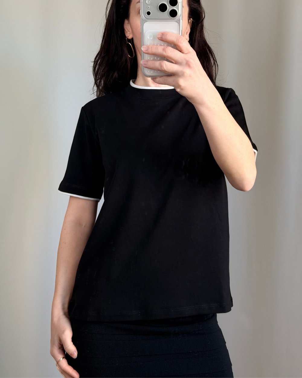 Orjinal Marka Siyah T-shirt
