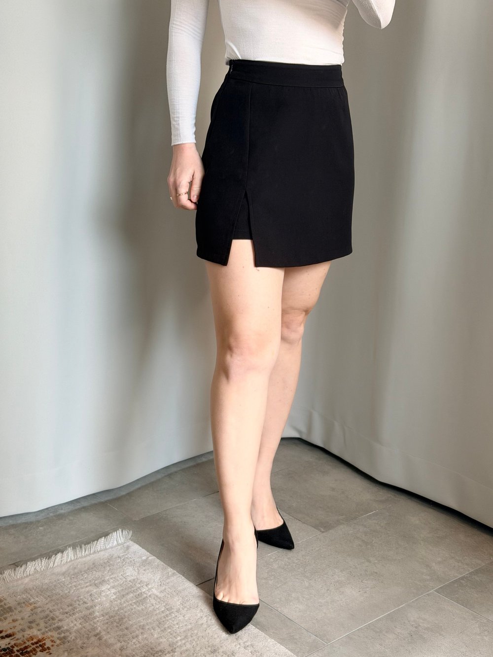 Siyah Şort Etek 