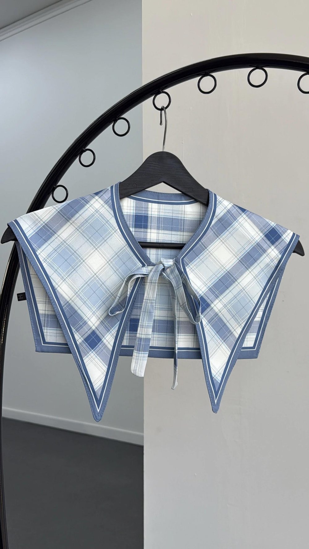 Creed Mavi Ekose Yaka Fular