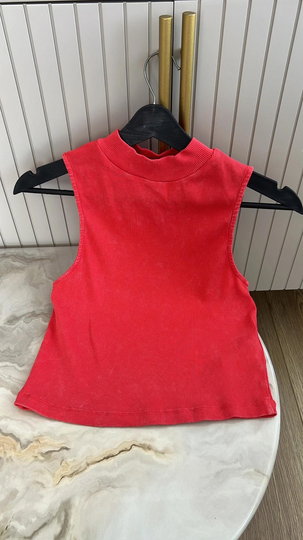 Kia Nar Çiçeği Yıkamalı Dik Yaka Atlet