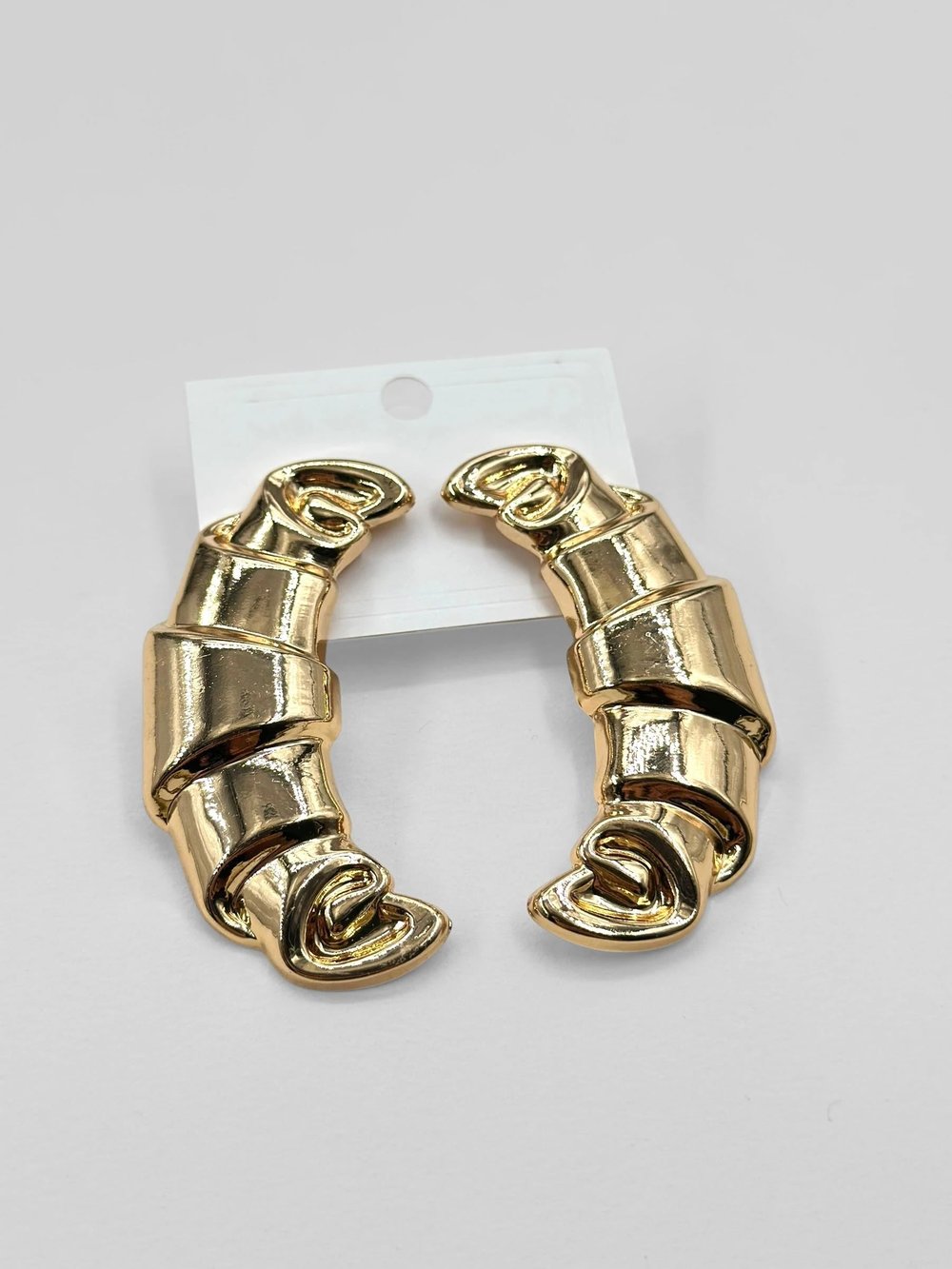 Kruvasan Gold Küpe