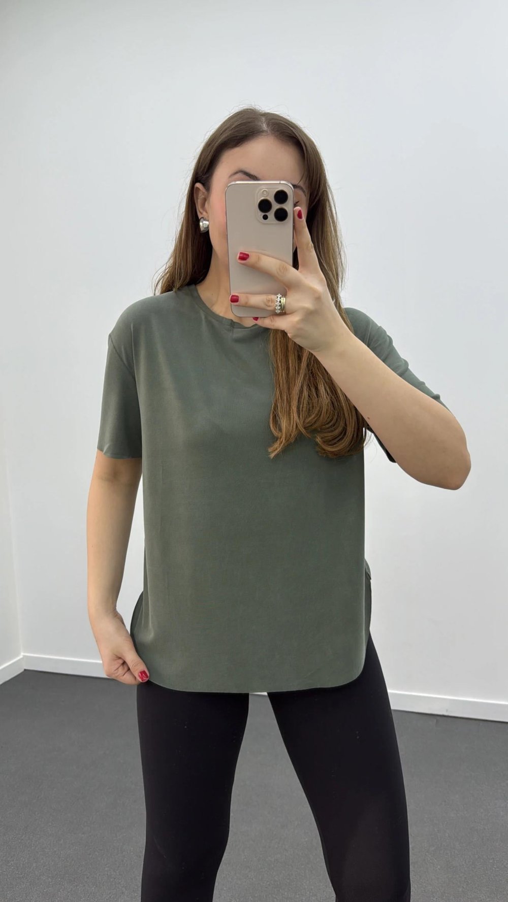 Oys Açık Yeşil Modal Kumaşlı Tshirt
