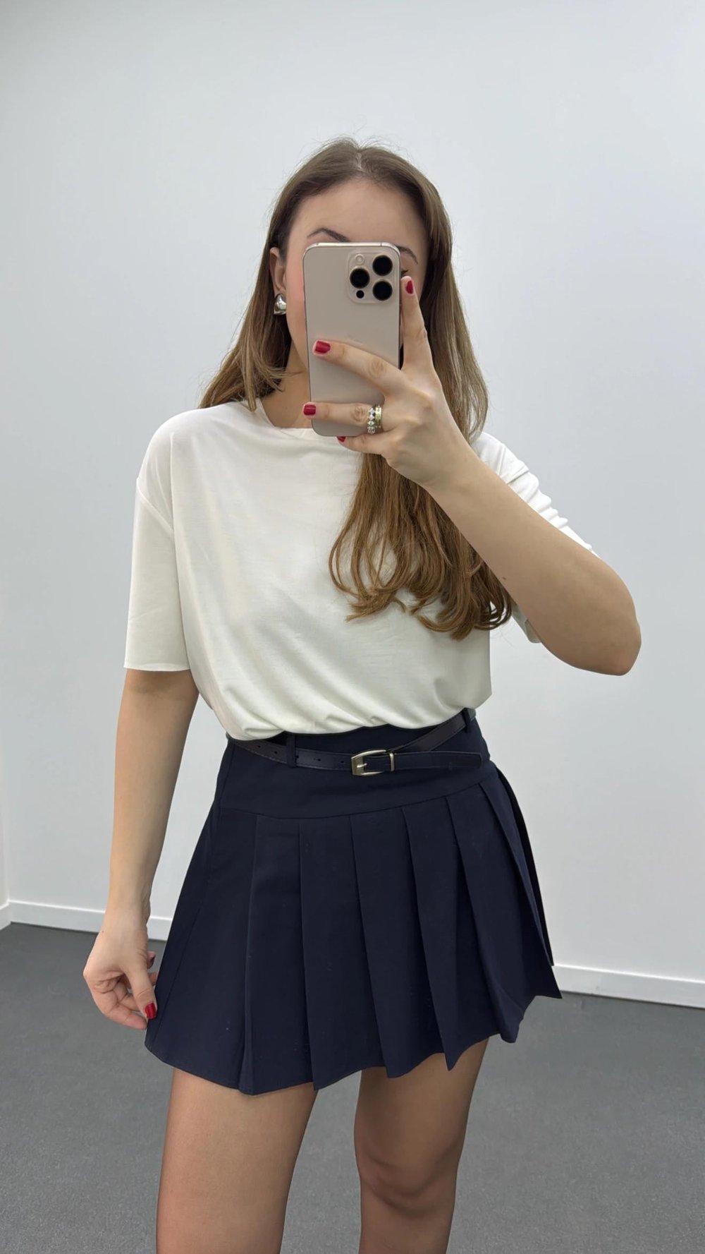 Oys Krem Modal Kumaşlı Tshirt