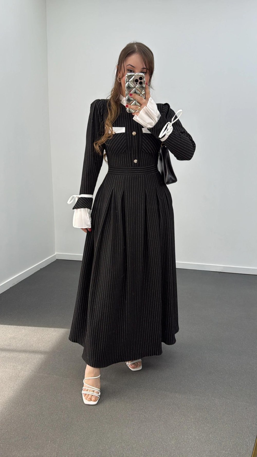 Petunya Fransız Model Tasarım Elbise