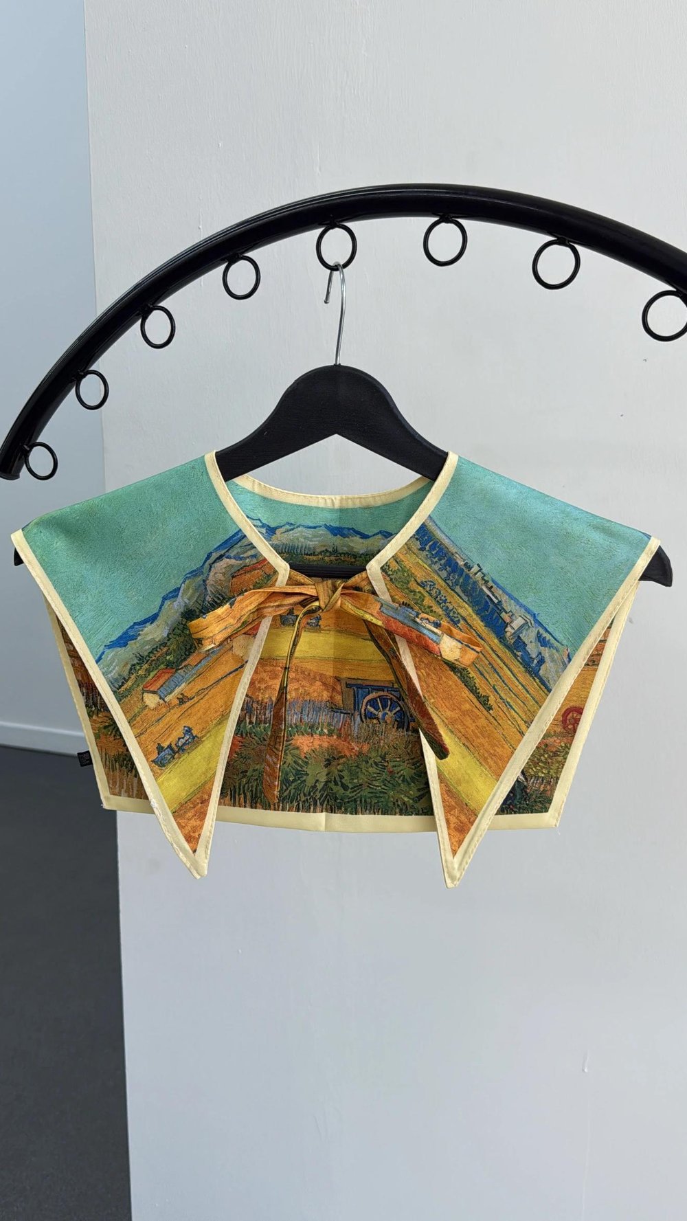 Summer Gökyüzü Desenli Yaka Fular