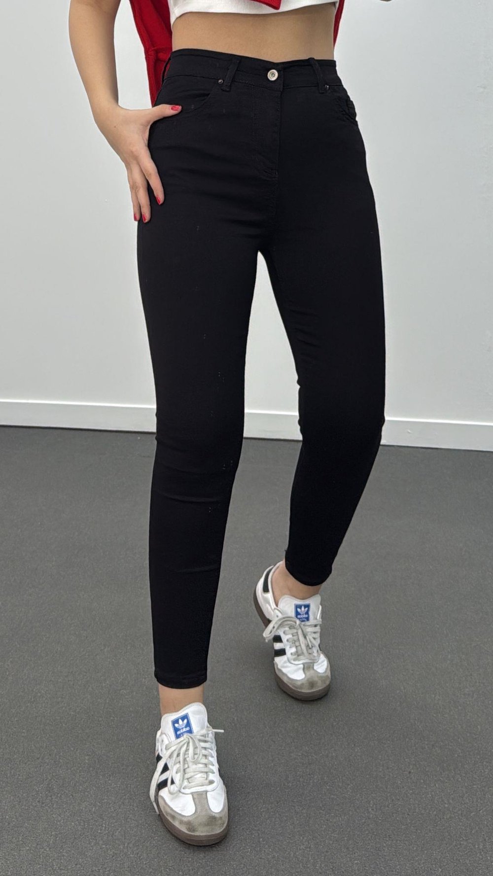 İbiza Siyah Extra Yüksek Bel Toparlayıcı Skinny Jeans