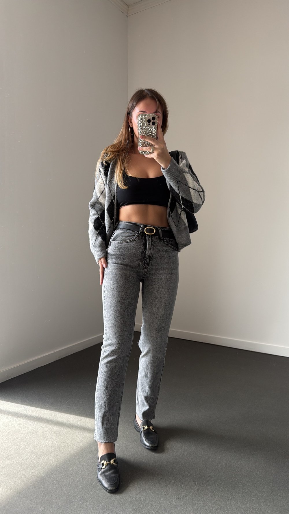 Juliet Gri Renk Yüksek Bel Slim Fit Jean