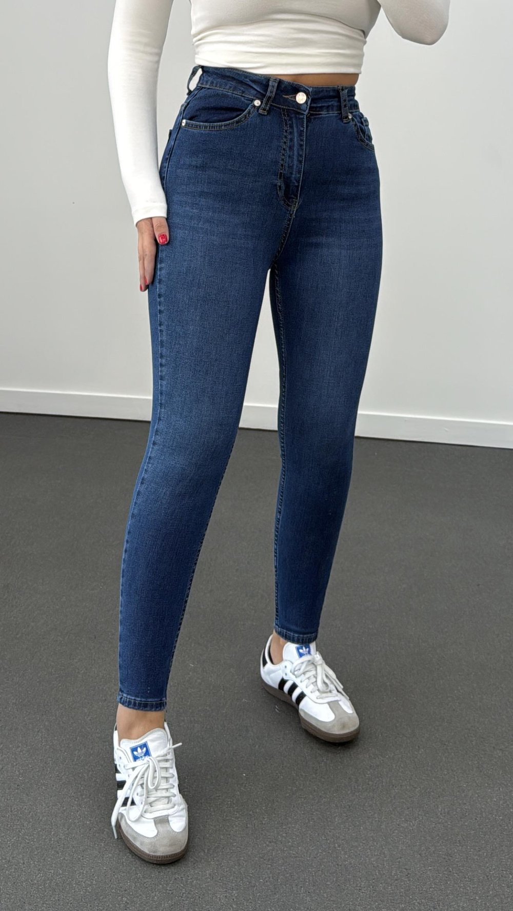 ZR Açık Kot Süper Likralı Toparlayıcı Skinny Jeans