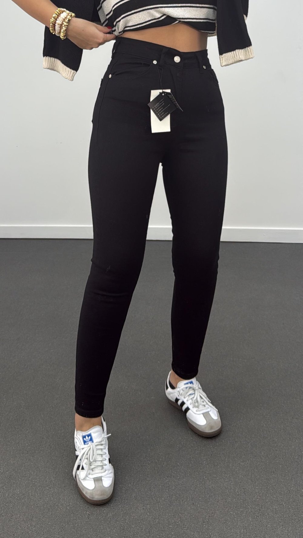 ZR Siyah Süper Likralı Toparlayıcı Skinny Jeans