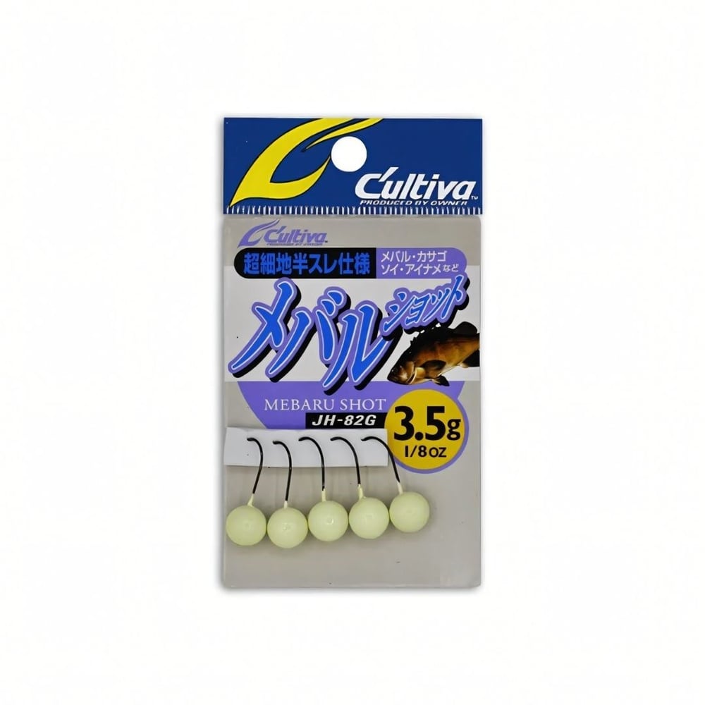 Cultiva 11566 Mebaru Shot Glow Lrf Jighead
