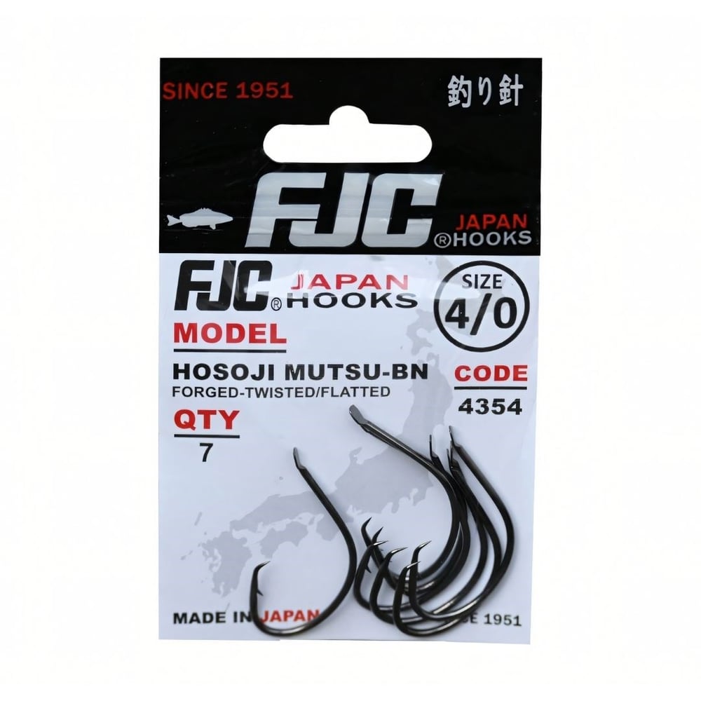 Fjc 4354 Hosoji Mutsu Black Nickel Olta İğnesi