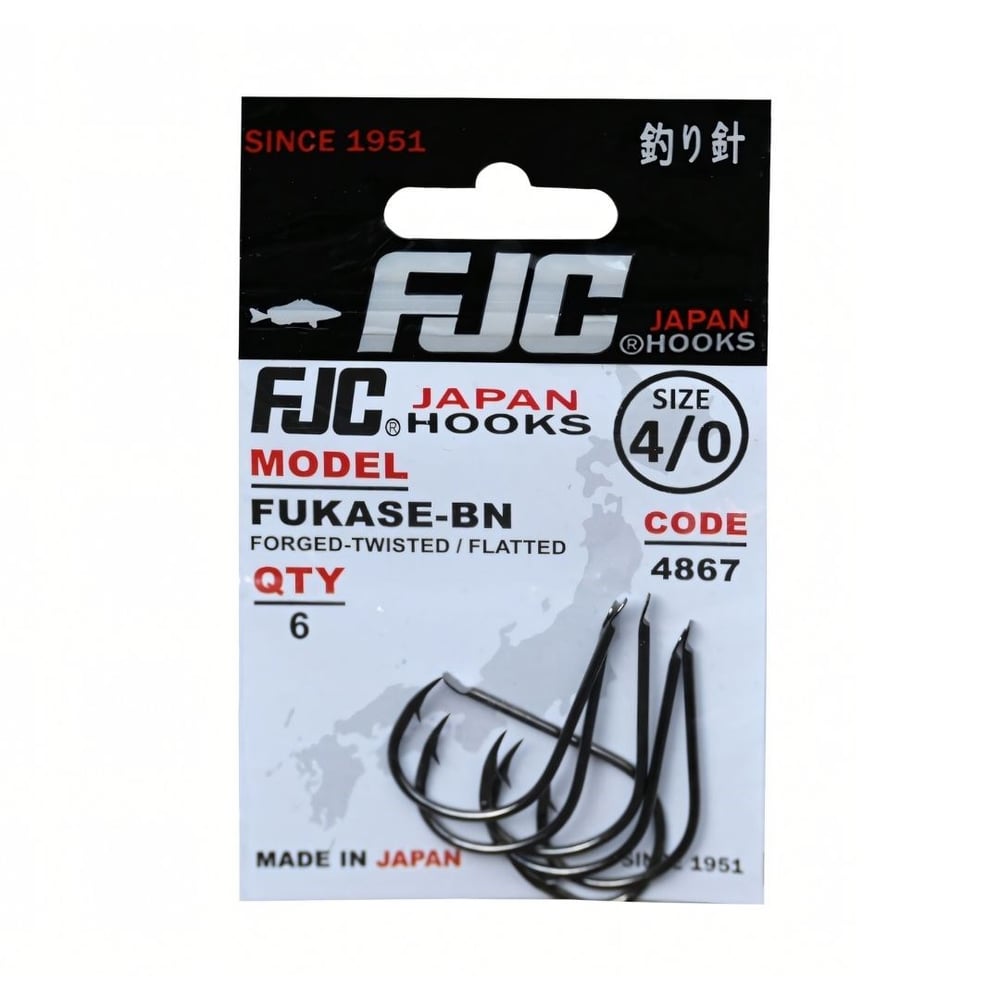 Fjc 4867 Fukase Black Nickel Olta İğnesi