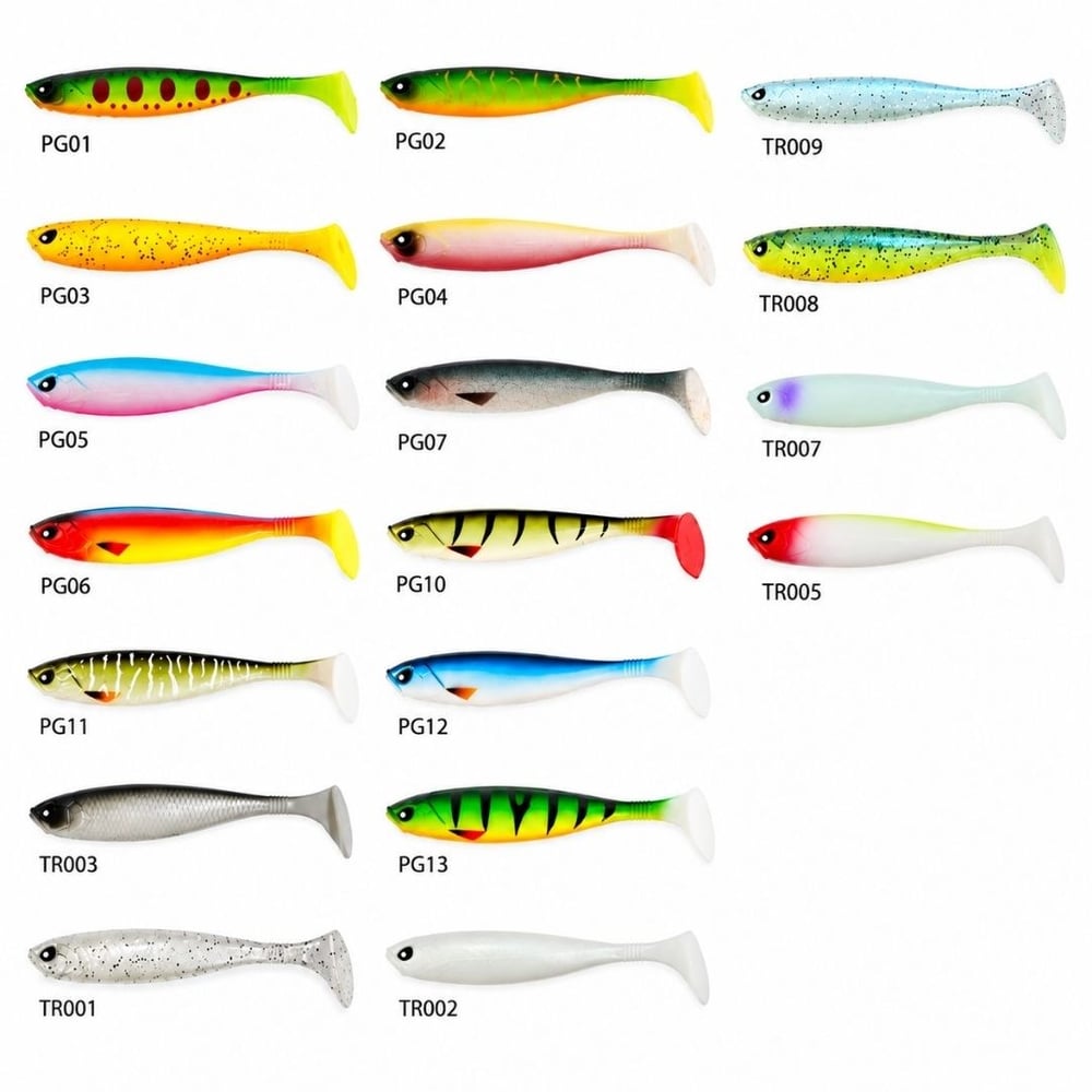 Lucky John Basara 3D Soft Swim 3.5'' (8.89 Cm) 6P Silikon Yem