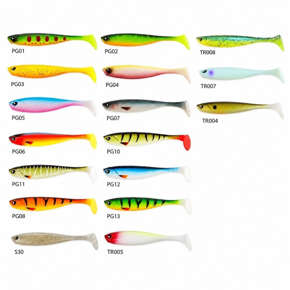 Lucky John Basara 3D Soft Swim 5'' (12.7 cm) 4P Silikon Yem