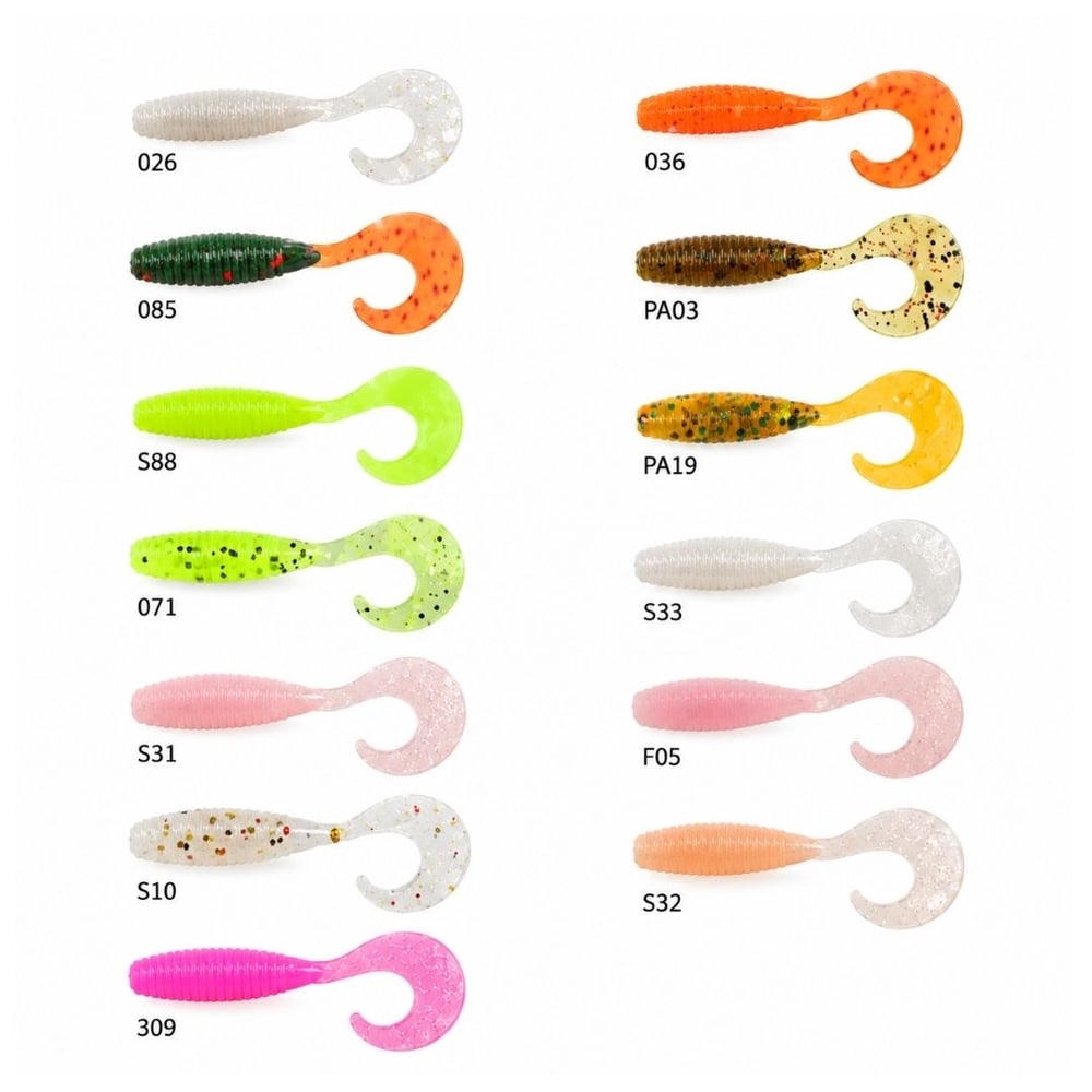 Lucky John Micro Grub 1'' 2.5cm Silikon Yem 15pcs