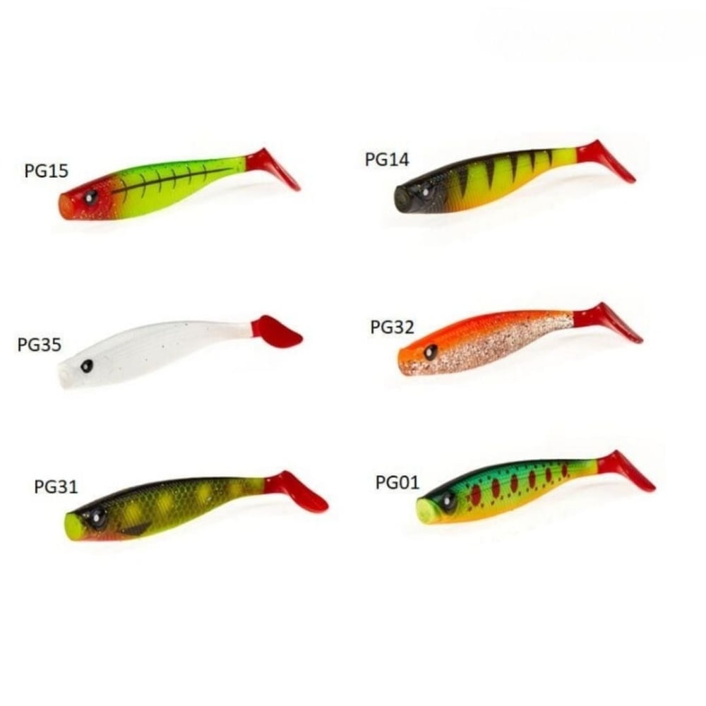 Lucky John Red Tail 3D Shad 8.9 Cm Silikon Yem