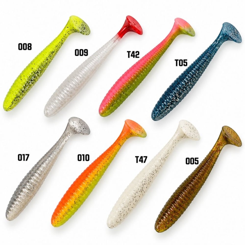 Lucky John S-Shad Tail 9.7 Cm Silikon Yem