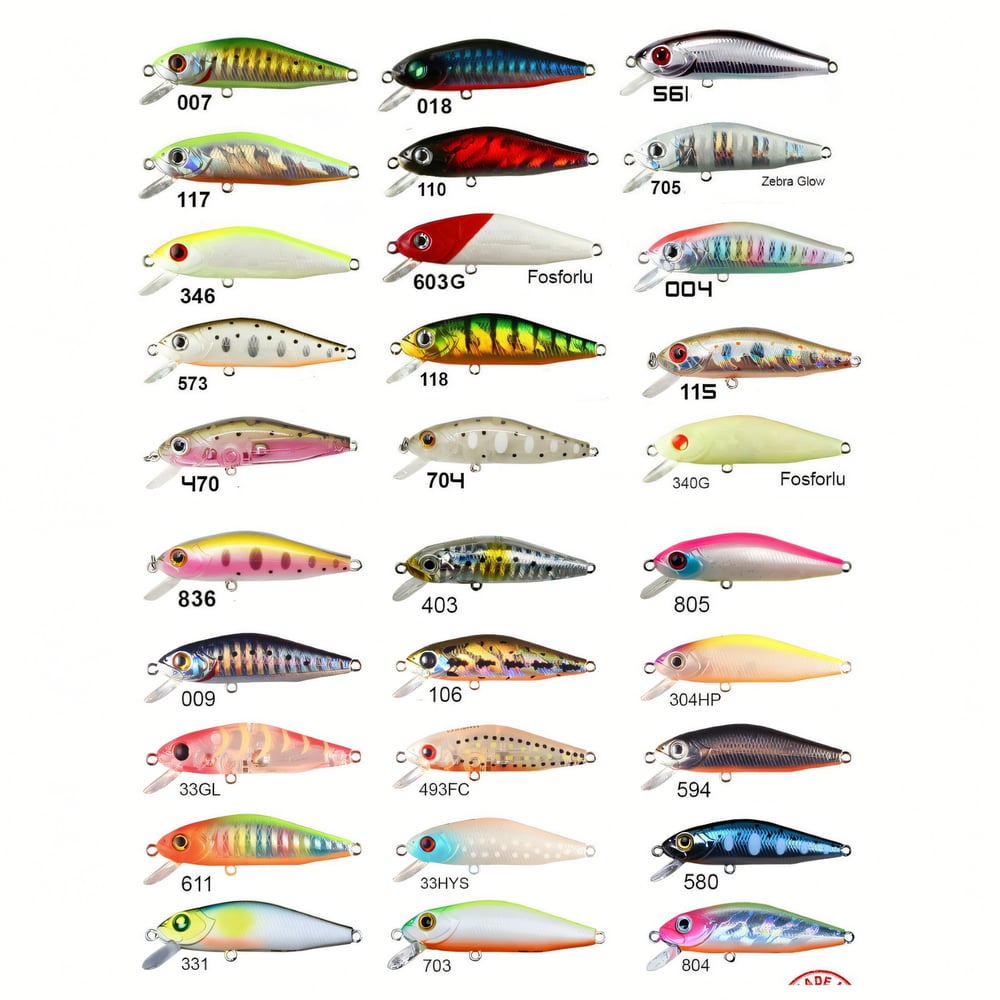 Usami Minn Shad 58F-Sr 4.6 G Maket Balık