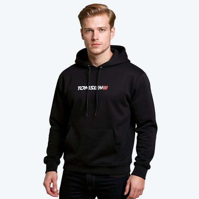 Kapüşonlu Sweatshirt - Siyah