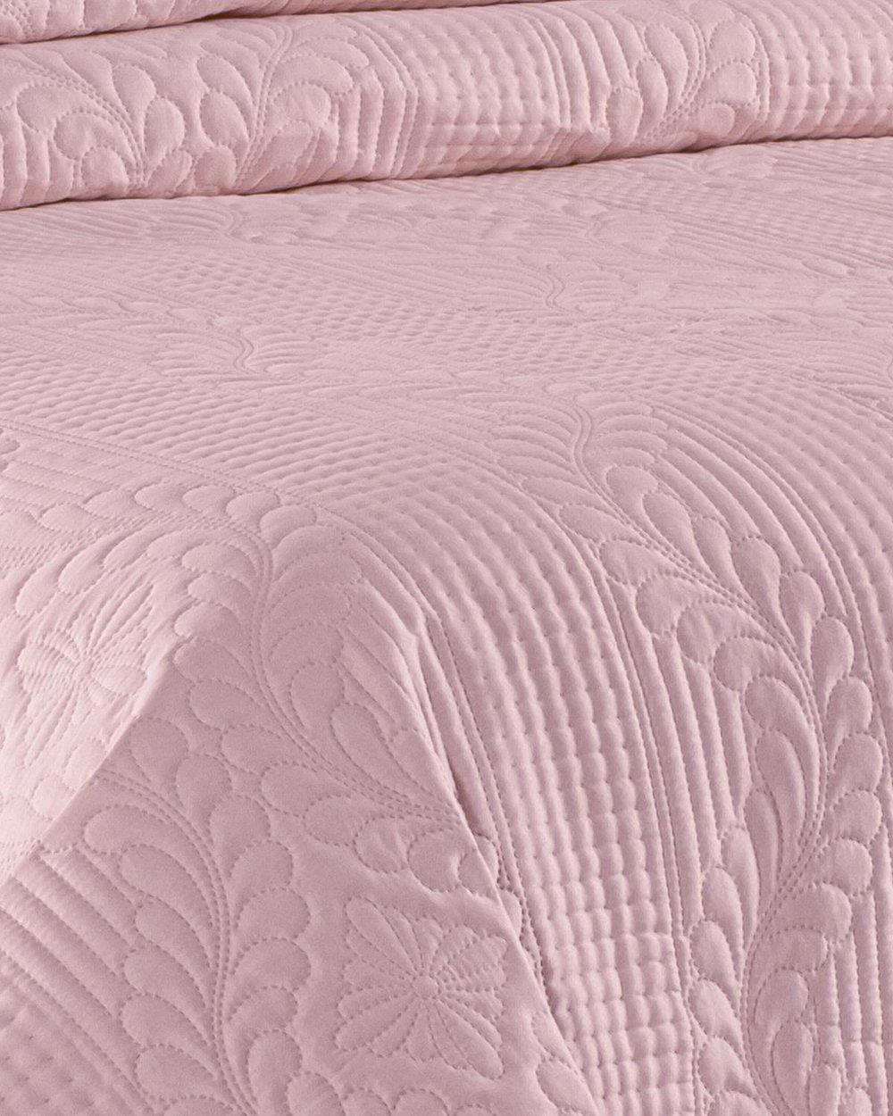 Jumbo Soft Çift Taraflı Çift Kişilik Yatak Örtüsü 3 Parça / Pembe
