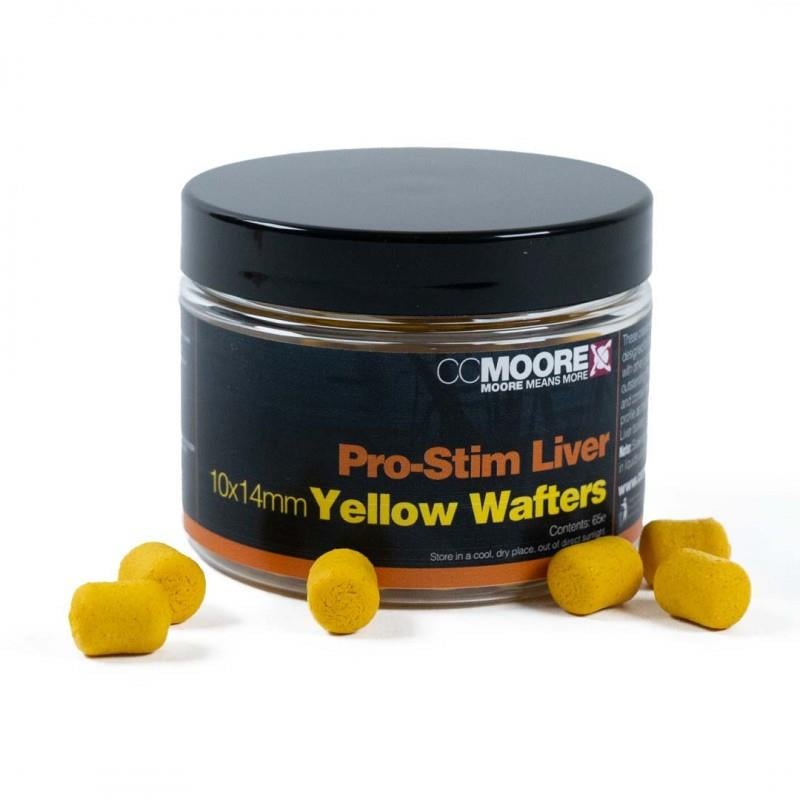 C Moore Pro-Stim Liver Yellow Dumbell Wafters