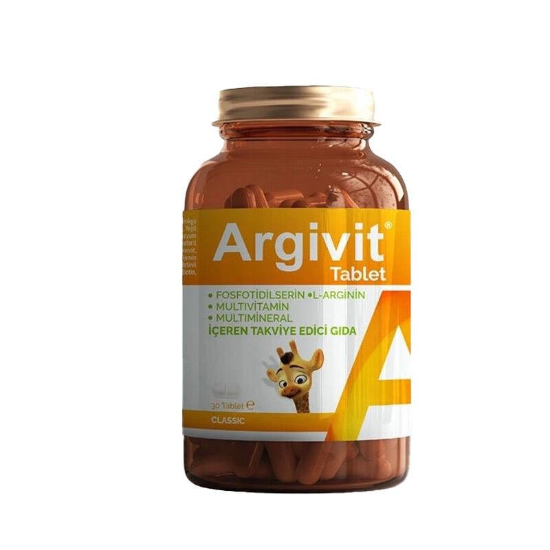 Argivit Classic Fosfotidilserin L-Arjinin Multivitamin Multimineral 30 Tablet