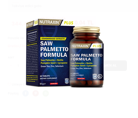 Nutraxin Plus Saw Palmetto Formula 60 Tablet