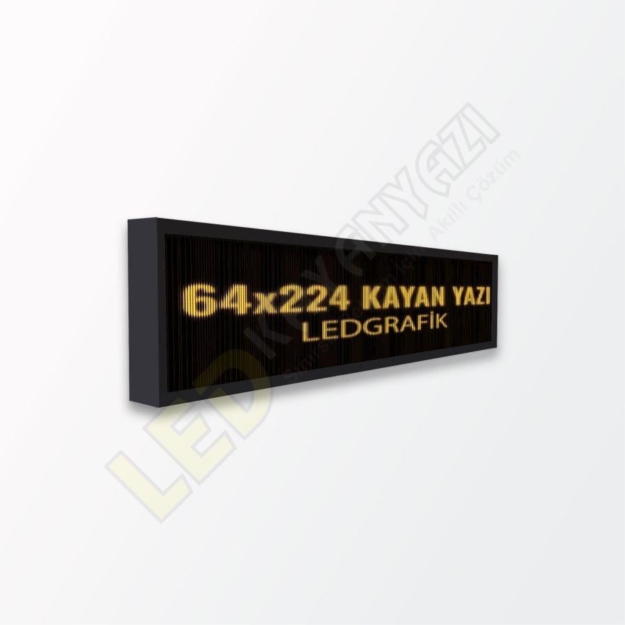 64X224 P10 Kayan Yazı Çift Yön