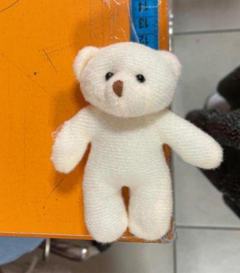 12CM KIYAFETSİZ AYICIK ANAHTARLIK