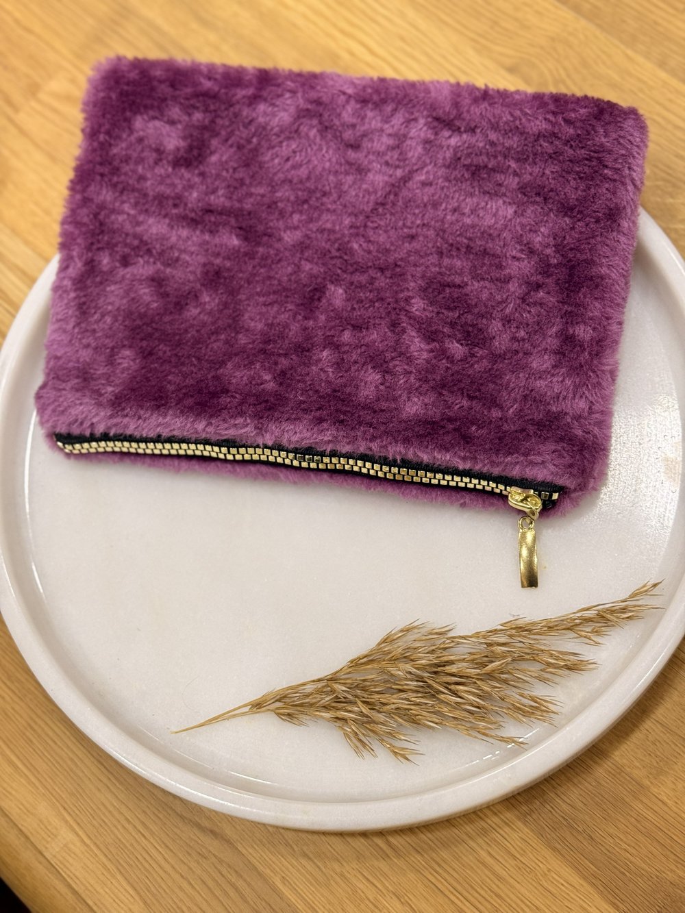 Mürdüm Peluş Çanta